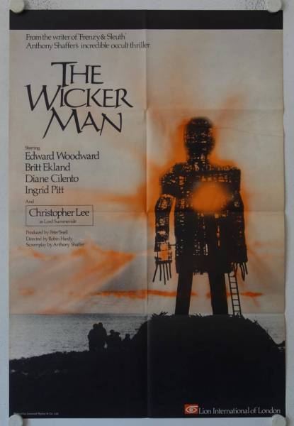 The Wicker Man original release british movie poster